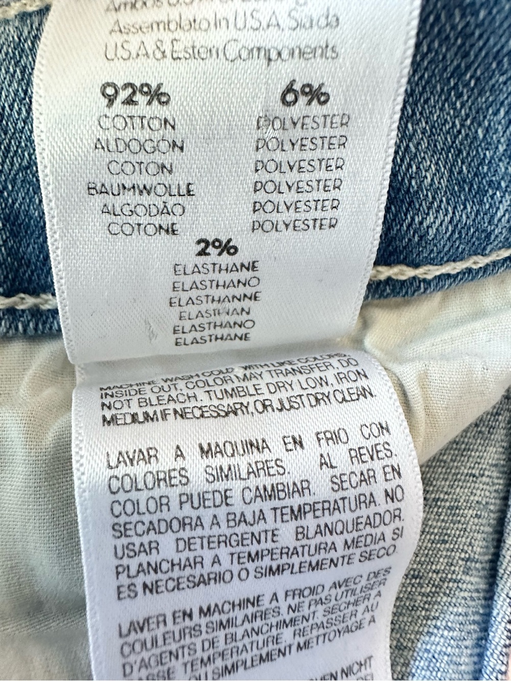MOTHER The Rascal Ankle Snippet Tinge Mid Rise Frayed Jeans Size 27 - Picture 9 of 9